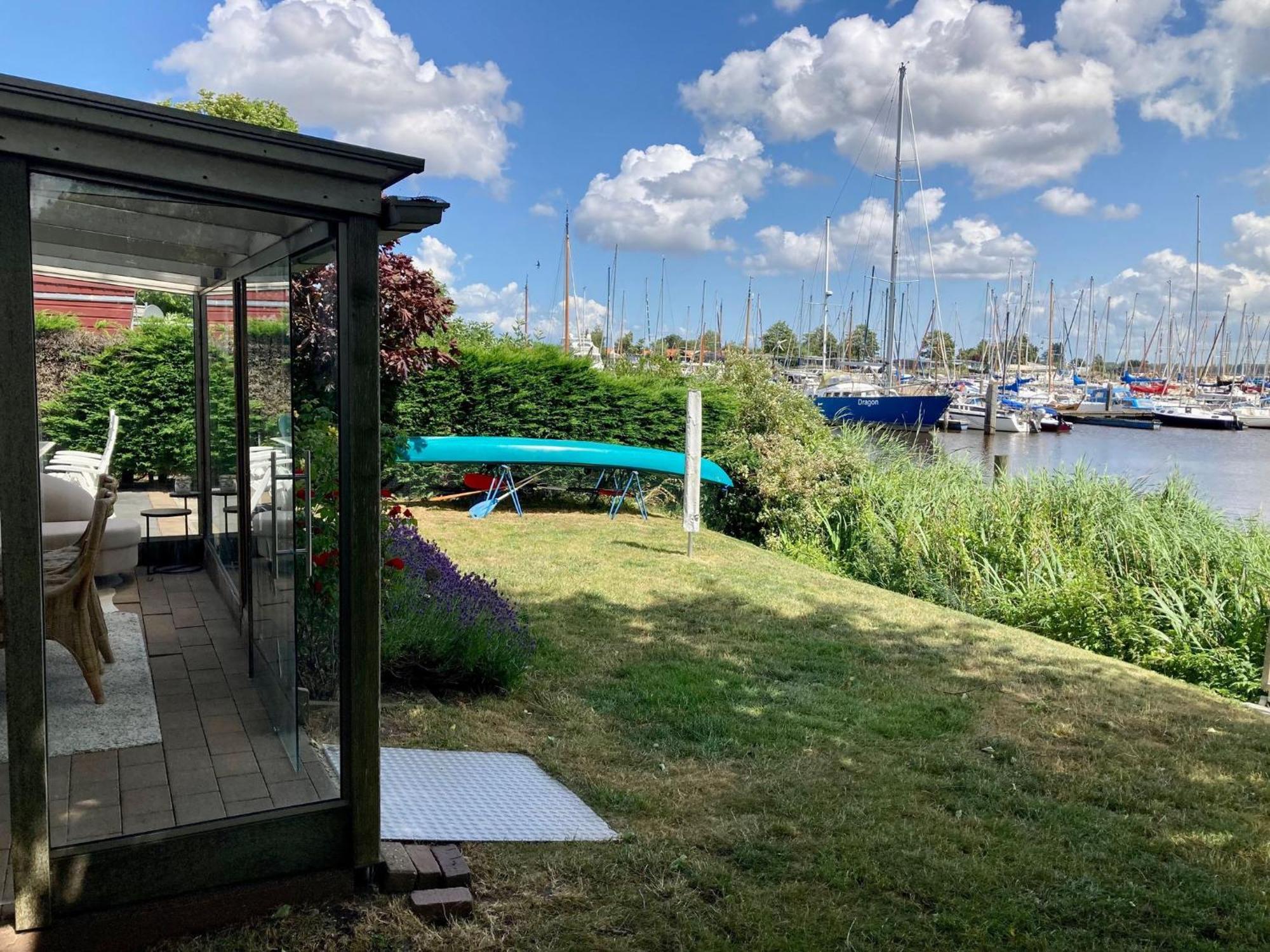 4 Pers Holiday Home Hilla With Winter Garden In Front Of The Dike Directly On The Lauwersmeer Anjum Zewnętrze zdjęcie